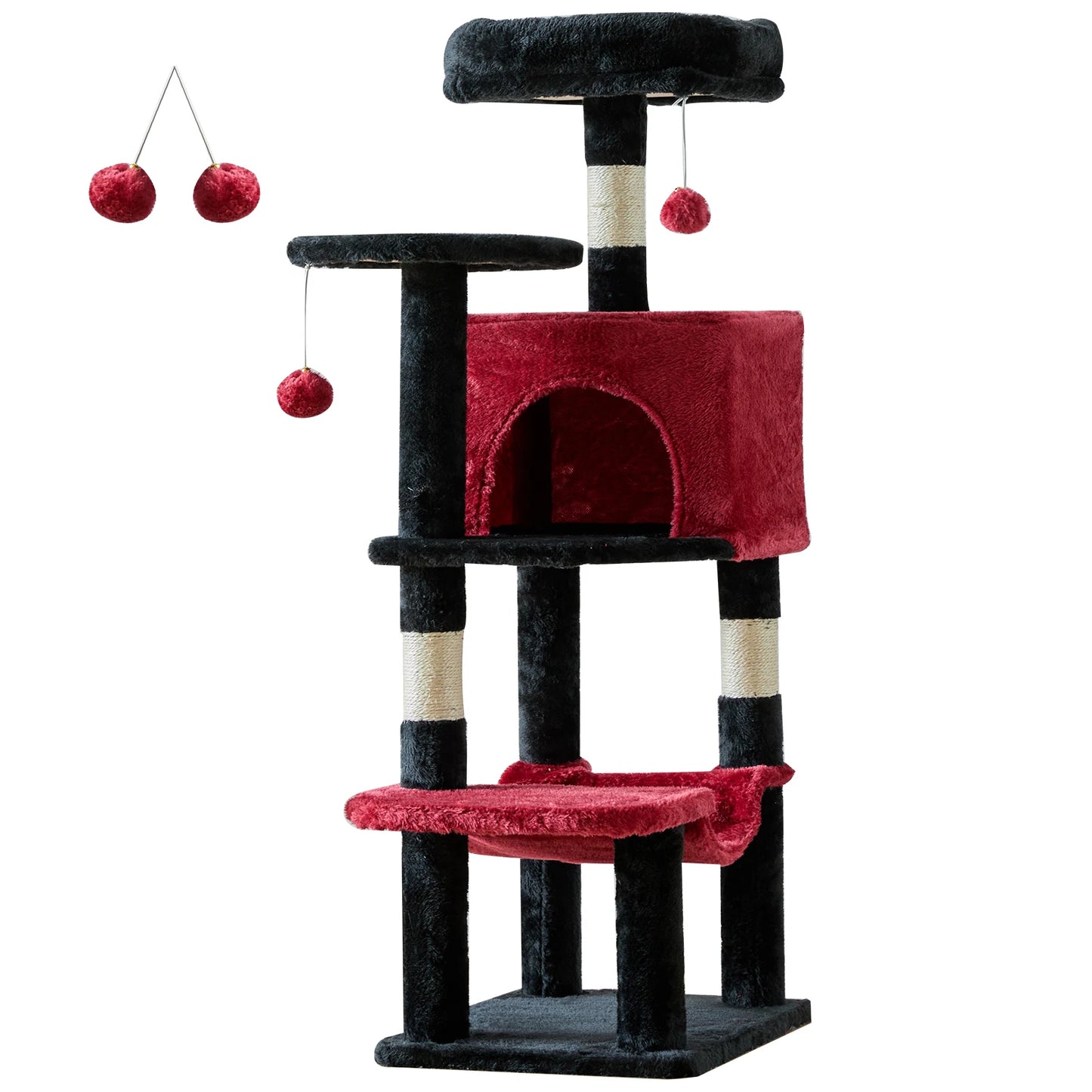 JHK 44In Cat Tree Multi Cat Climbing Tower Indoor Cats