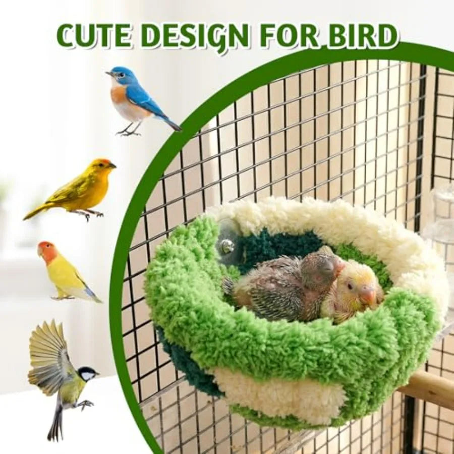 Bird Nest Cage Hanging Hammock For Parakeet And Small Birds