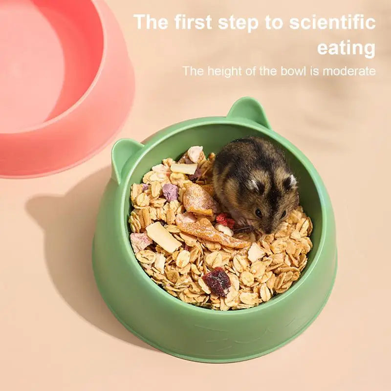 Hamster Feeding Bowl For Small Pets Food Water Dish