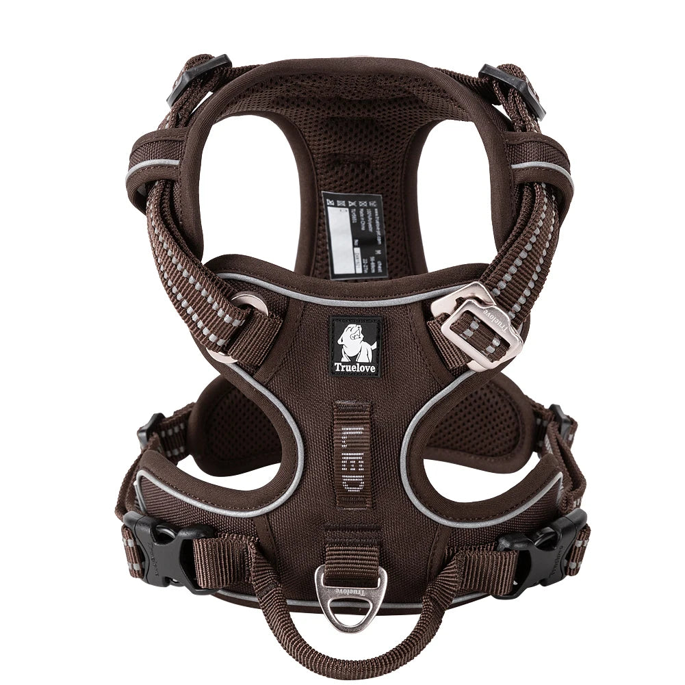 TRUELOVE No Pull Dog Harness Reflective Breathable Adjustable Vest