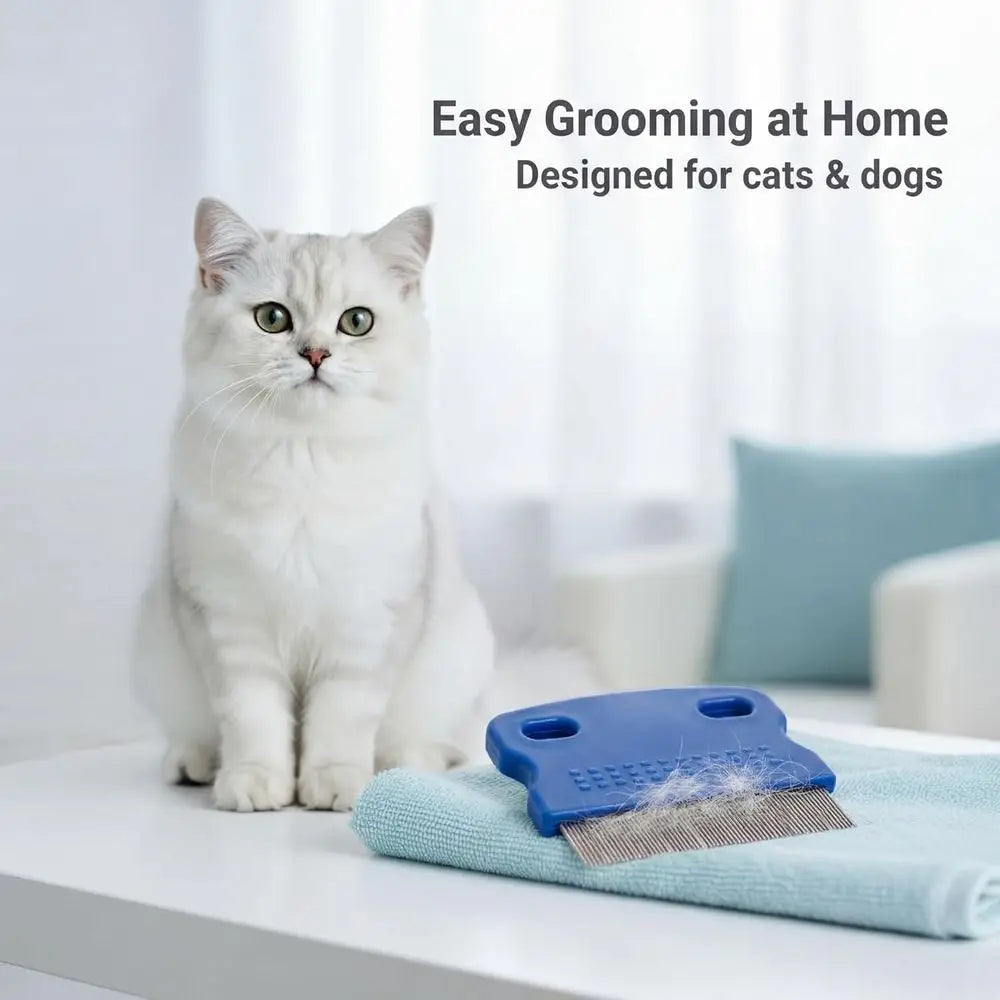 Tear Stain Remover Comb for Dogs and Cats, Stainless Steel