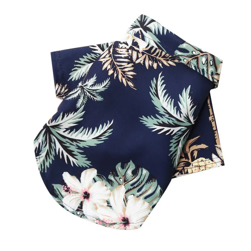 Hawaiian Style Beach Dog Shirt For Small And Medium Dogs