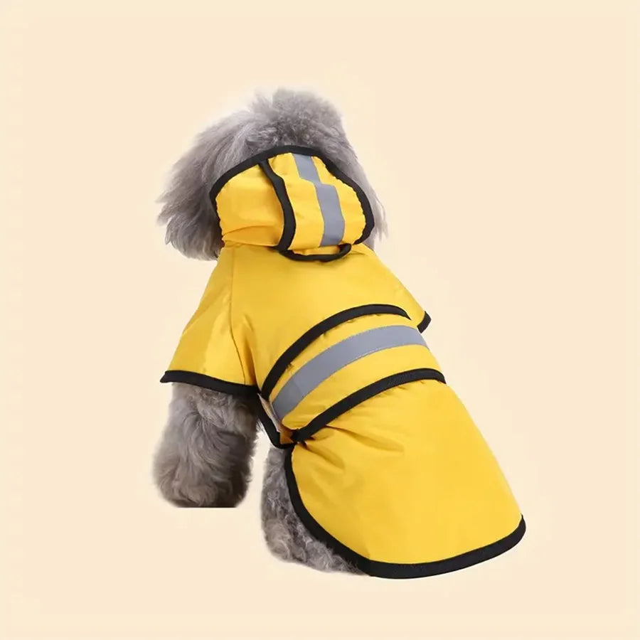 Adjustable Waterproof Dog Raincoat Keeps Your Pet Dry and Comfortable
