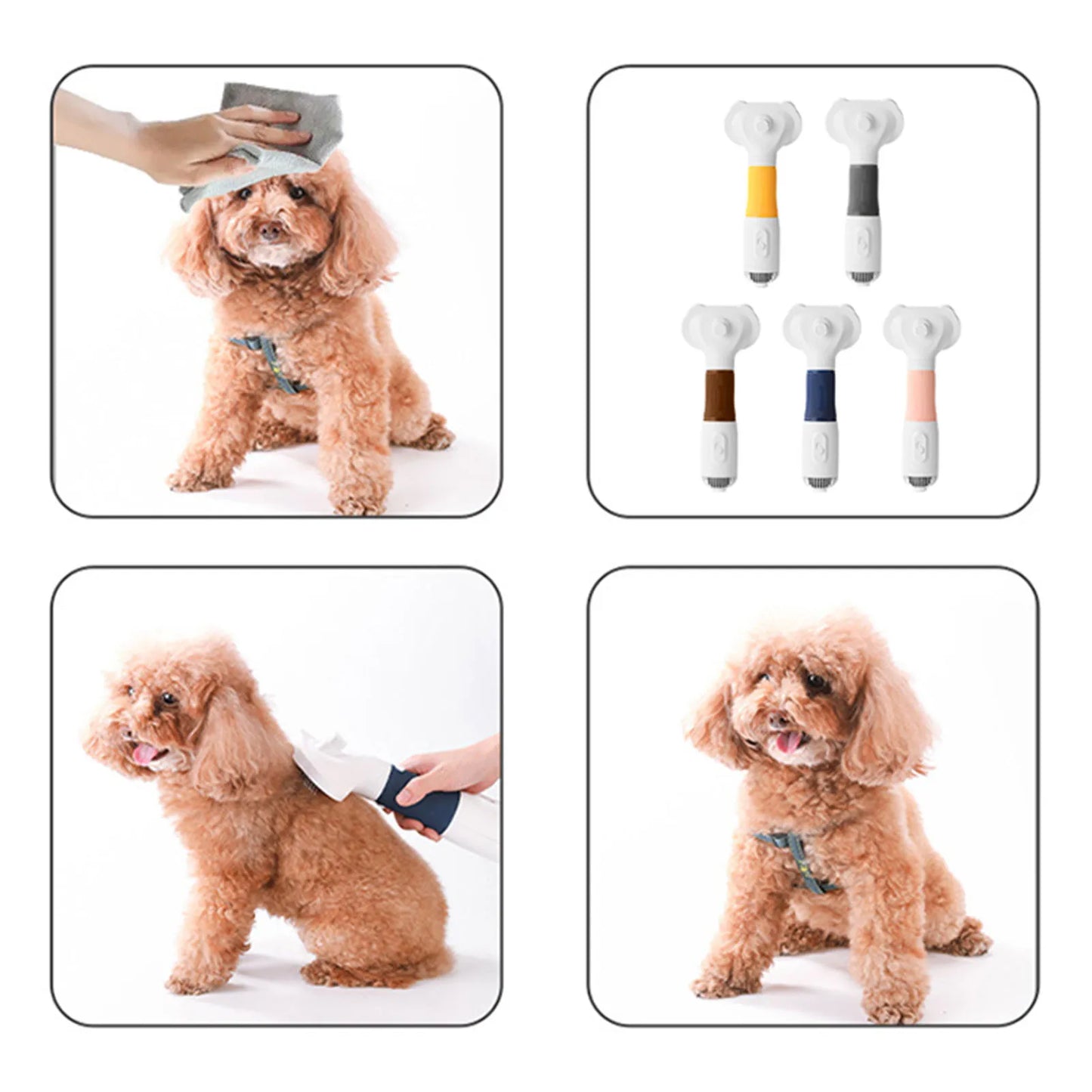 Pet Grooming Dryer Low Noise 3 In 1 Slicker BrushPro