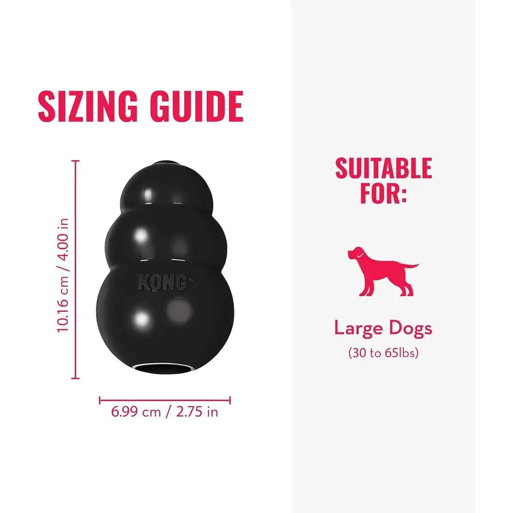 Extreme Dog Chew Toy Durable Natural Rubber for Aggressive Chewers
