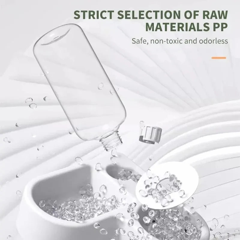 Love Multifunction Pet Bowl Dual Use Drinking And Feeding