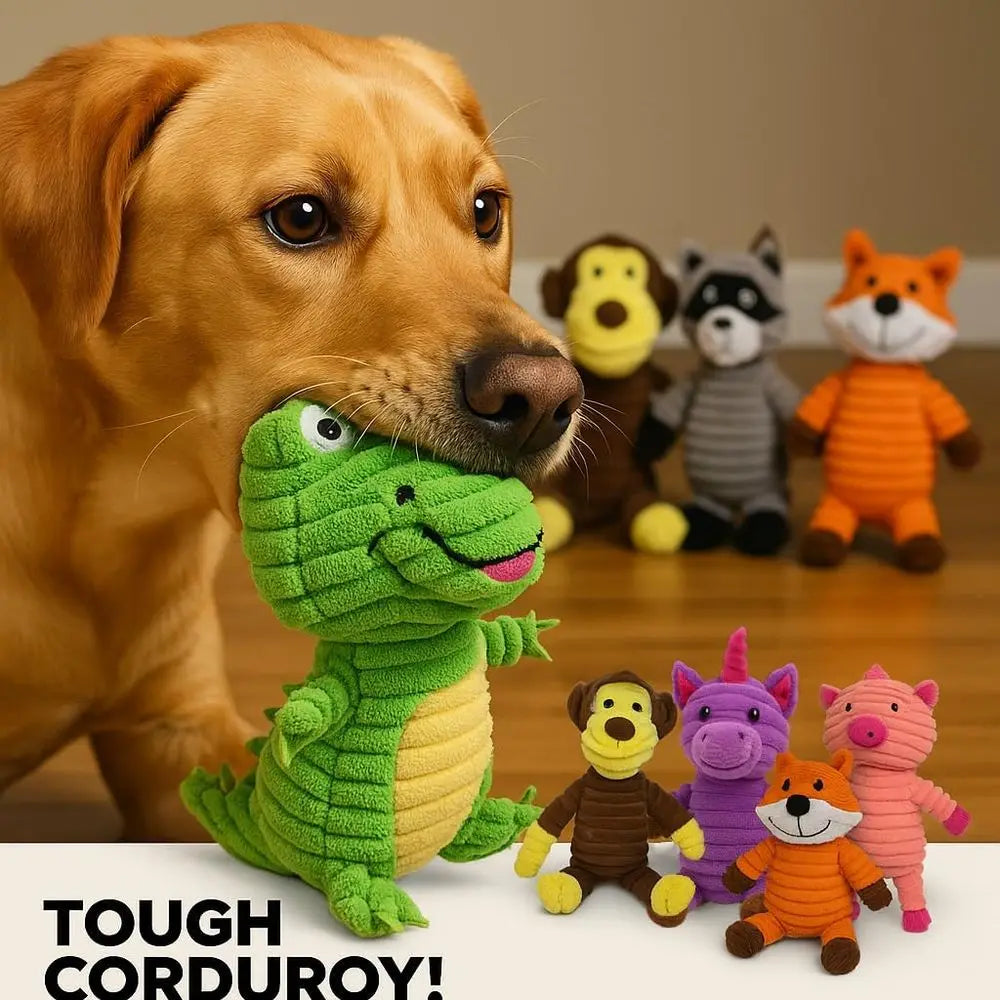 Plush Toys Assorent Value Bundle Squeaky Dog Toys Pack