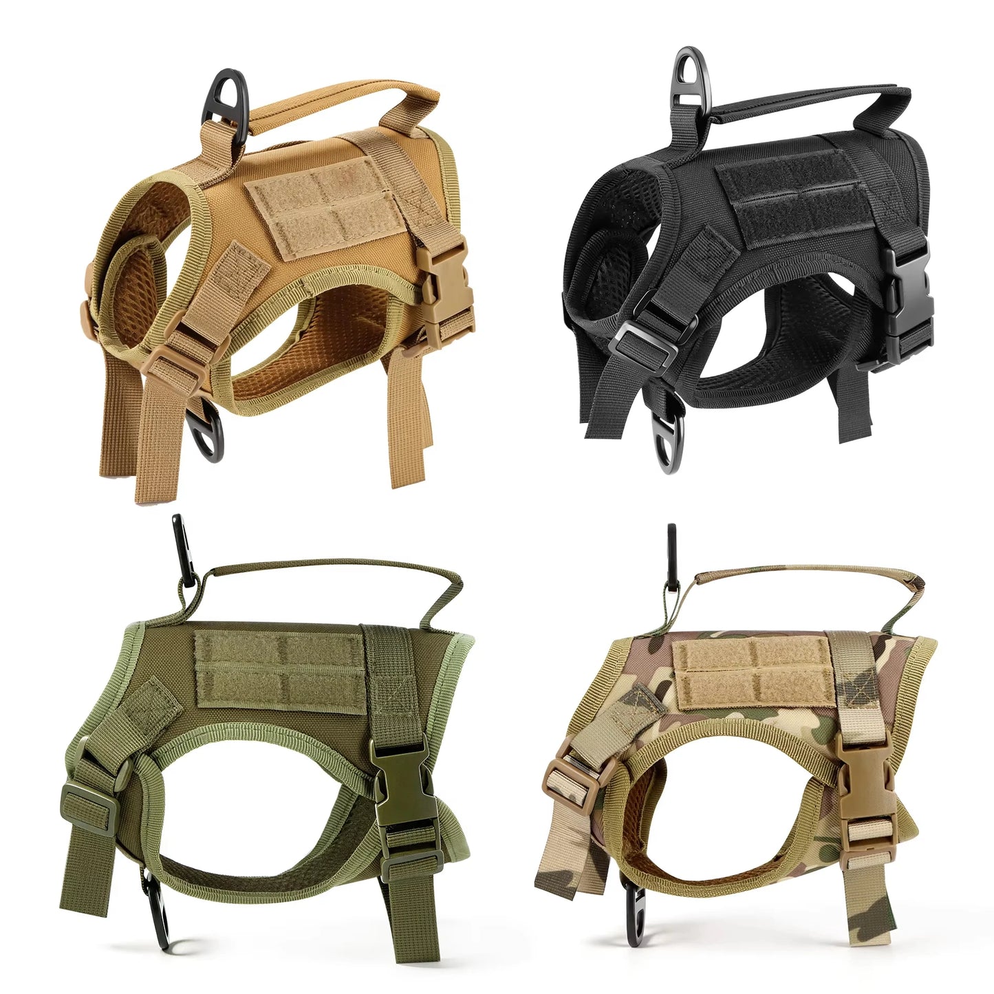 Tactical Cat Harness And Leash Set With Escape Proof Mesh