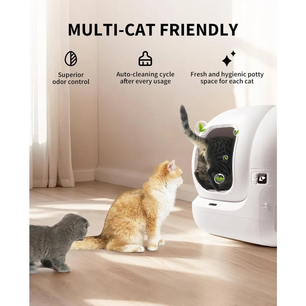 PuraMax 2 Self Cleaning Cat Litter Box With App Control