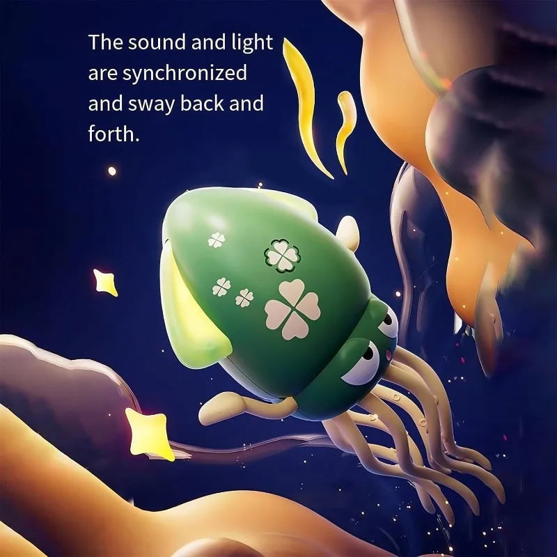 CONUSEA LED Dance Octopus Toy USB Rechargeable Interactive Baby