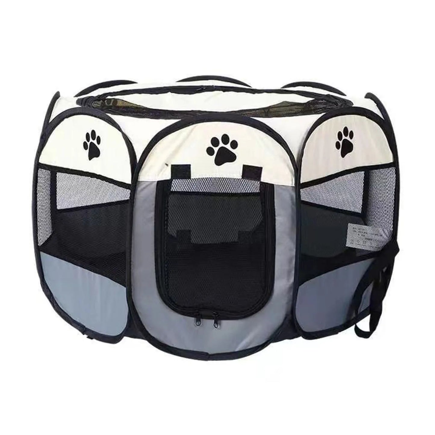 TOPINCN Portable Dog Crate Breathable Foldable Kennel Cats Dogs
