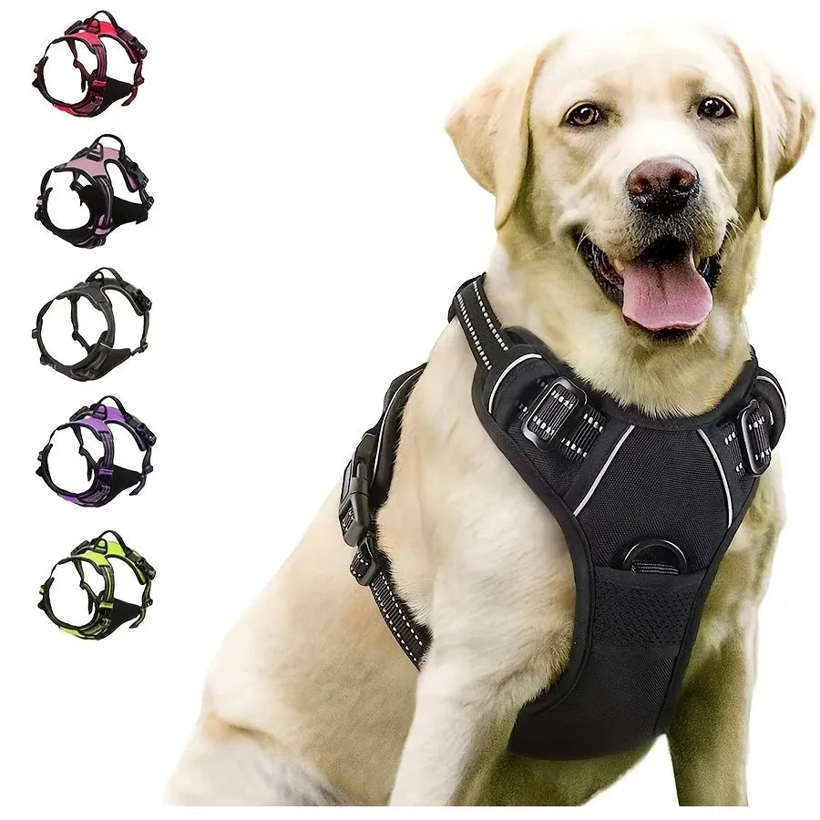 Dog Harness Leash Set For All Breeds Collars Vests Accessories