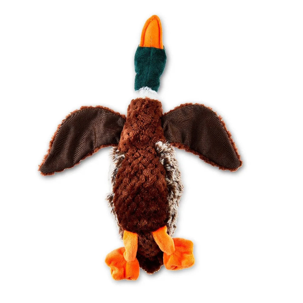 Duck Plush Dog Toy With Honking Squeaker For Interactive Chew And Teething