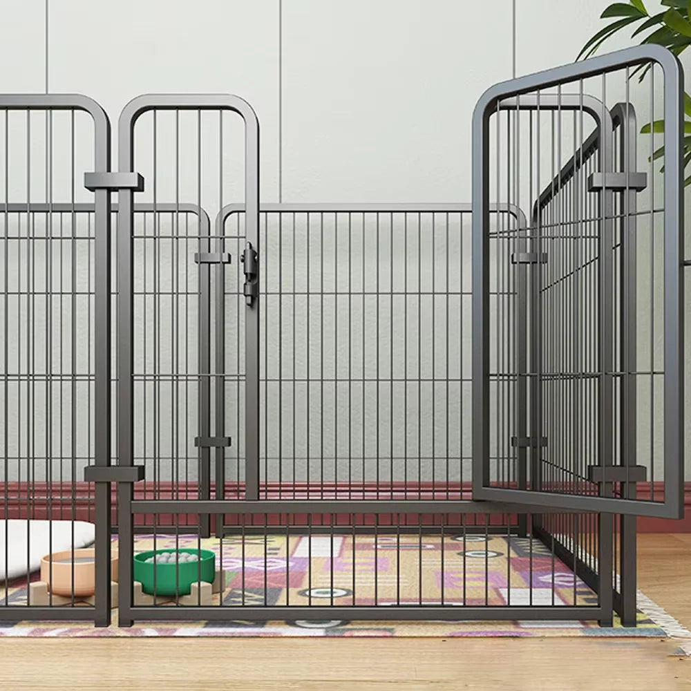 Heavy Duty Stainless Steel Six Panel Dog Exercise Kennel
