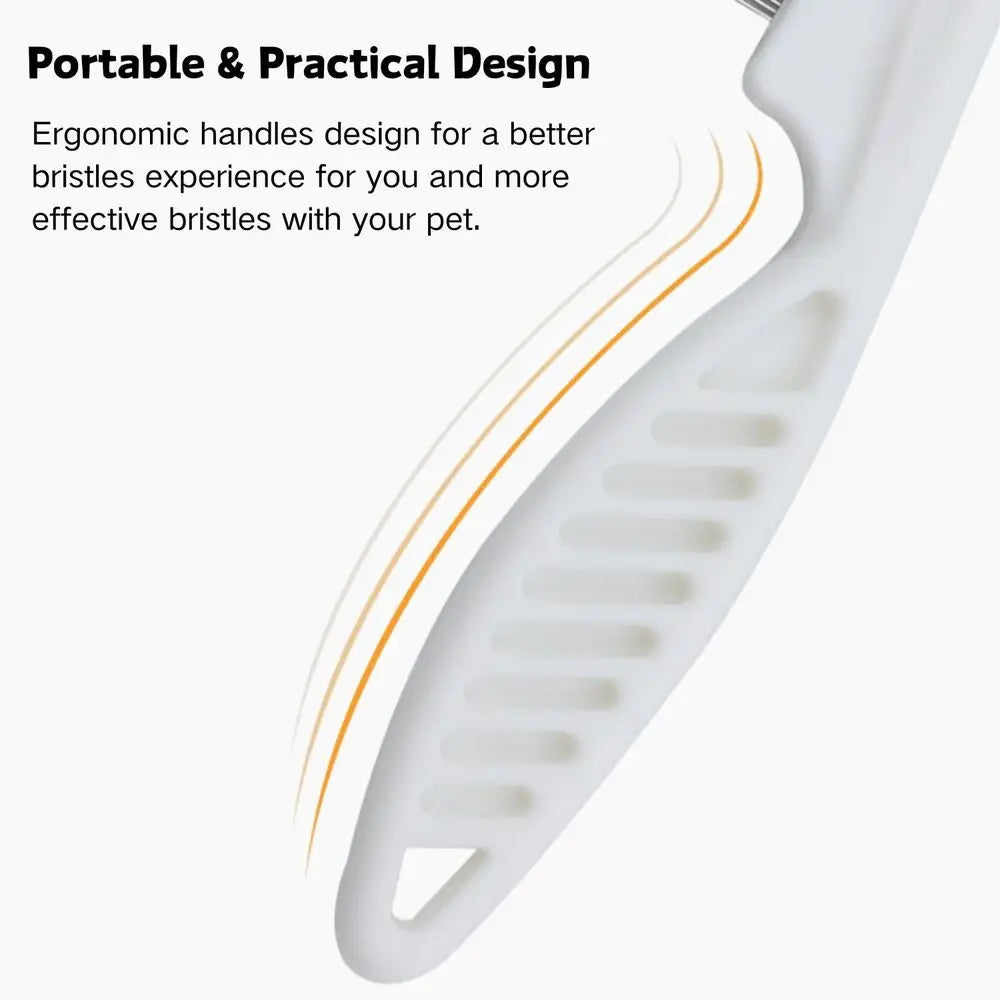 Rounded Teeth Grooming Comb For Small Pets Two Pack