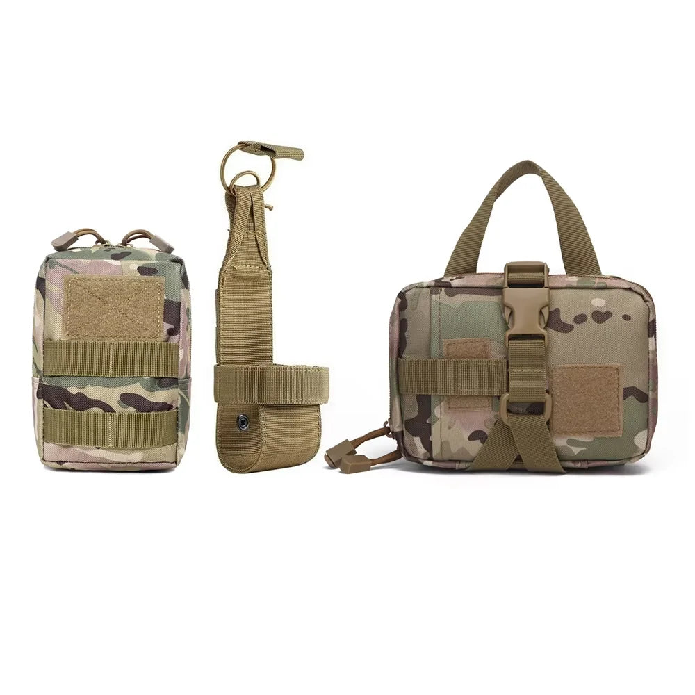 Dog Tactical Bags Set With Molle Pouches For Harness Training