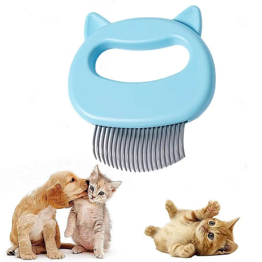 Cat Deshedding Massage Comb 2 In 1 Gentle Grooming Tool