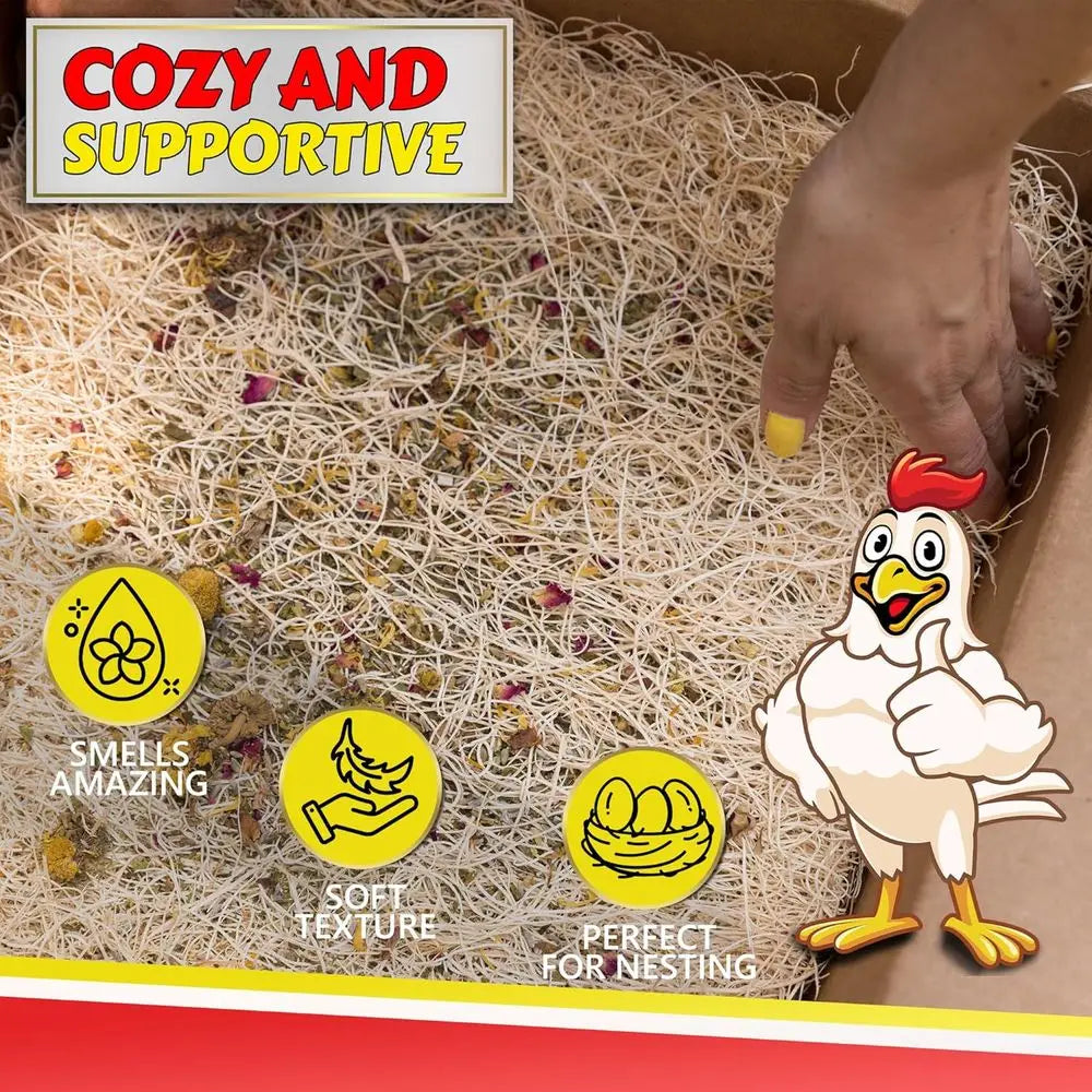 Chicken Nesting Pads With Aromatic Nest Herbs For Laying Eggs