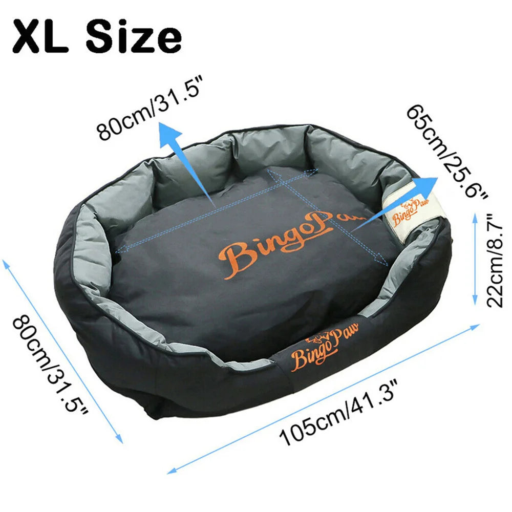 Borwart Orthopedic Waterproof Dog Bed Sofa With Washable Removable Cover