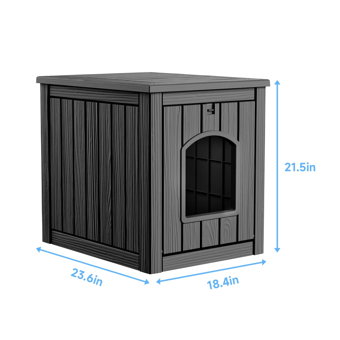 30 Gallon Resin 2-in-1 Cat House End Table