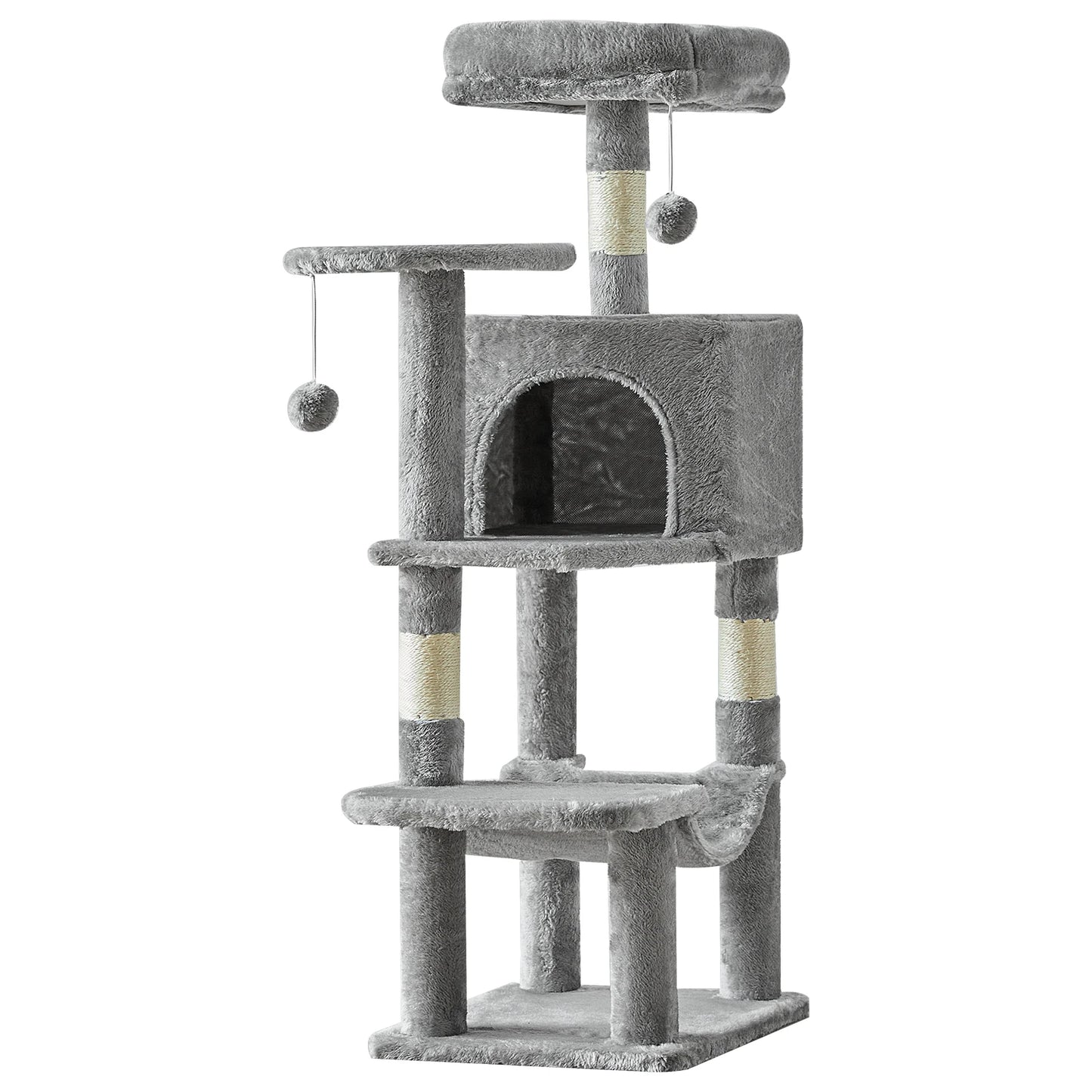 JHK 44In Cat Tree Multi Cat Climbing Tower Indoor Cats