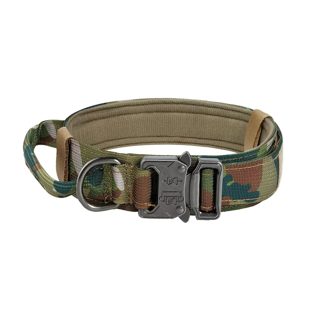 Nylon Adjustable Tactical Dog Training Collar And Leash Set