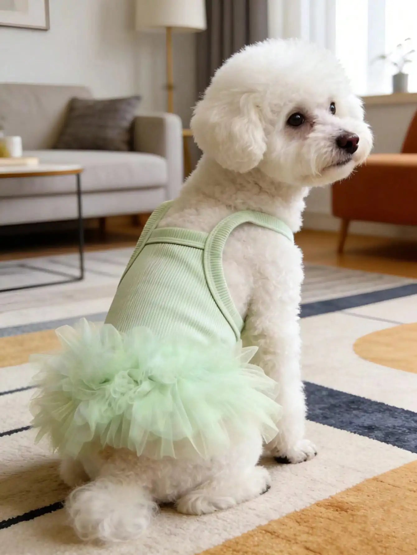 Elegant Sleeveless Ballet Tulle Princess Pet Outfit For Dogs