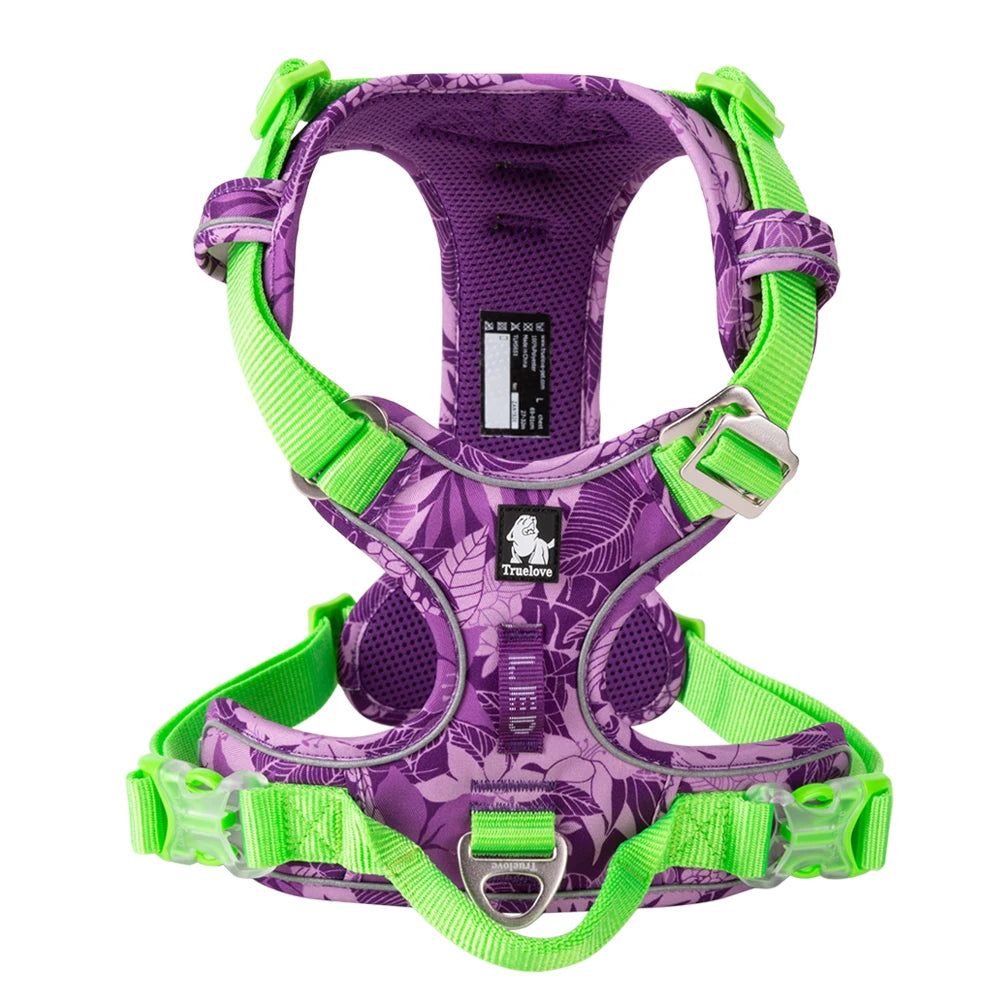 TRUELOVE No Pull Dog Harness Reflective Breathable Adjustable Vest