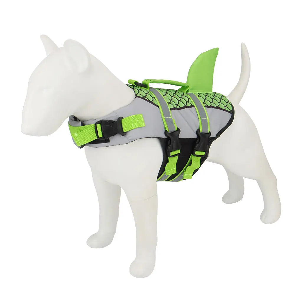 Dog Life Jacket Vest Harness For Swimming Summer Pet Swimwear