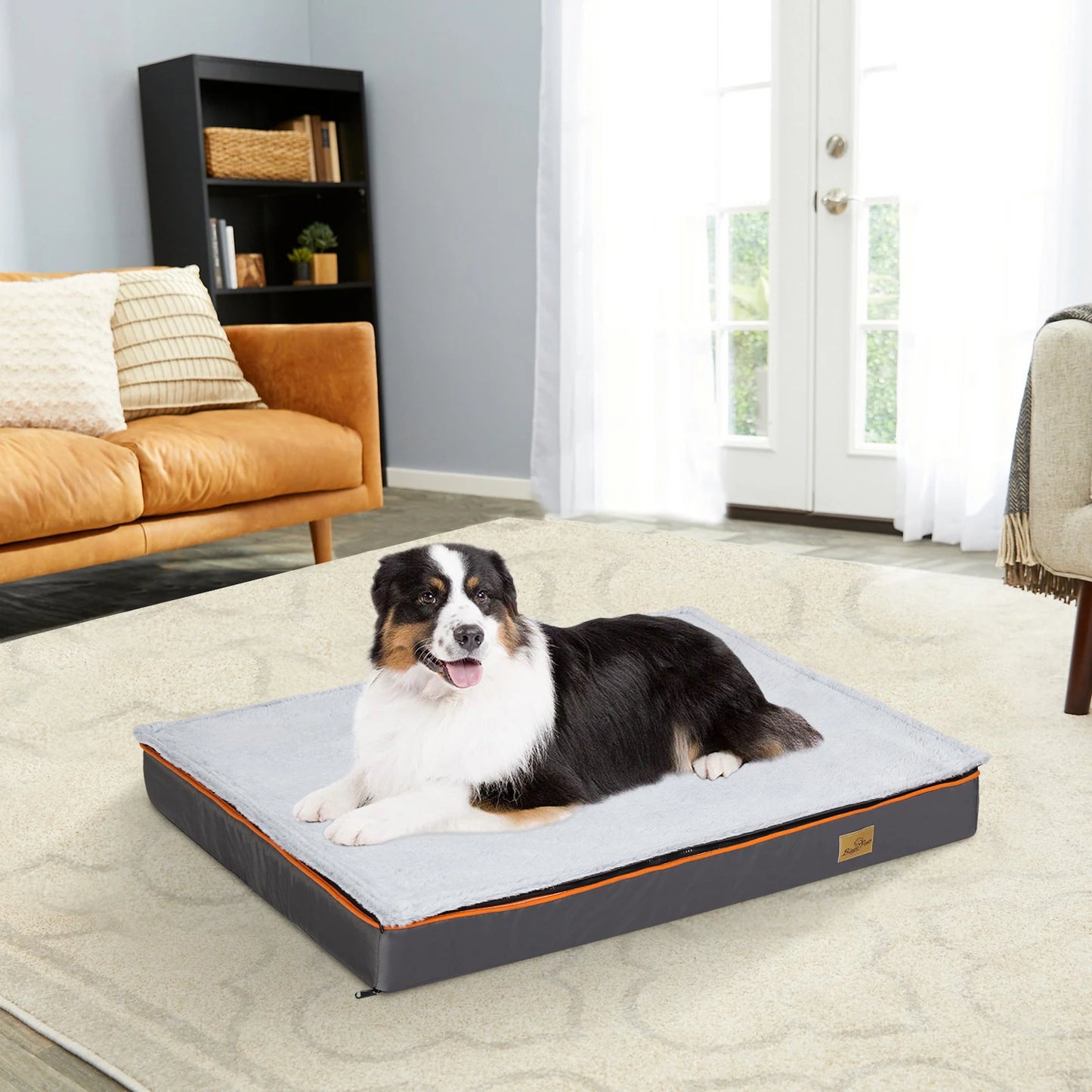 BINGOPAW Orthopedic Dog Bed Foam Cushion With Washable Cover