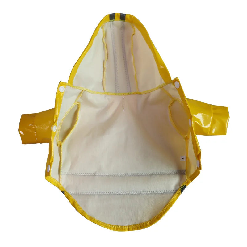 PU Waterproof Dog Raincoat With Hood For Cats And Dogs