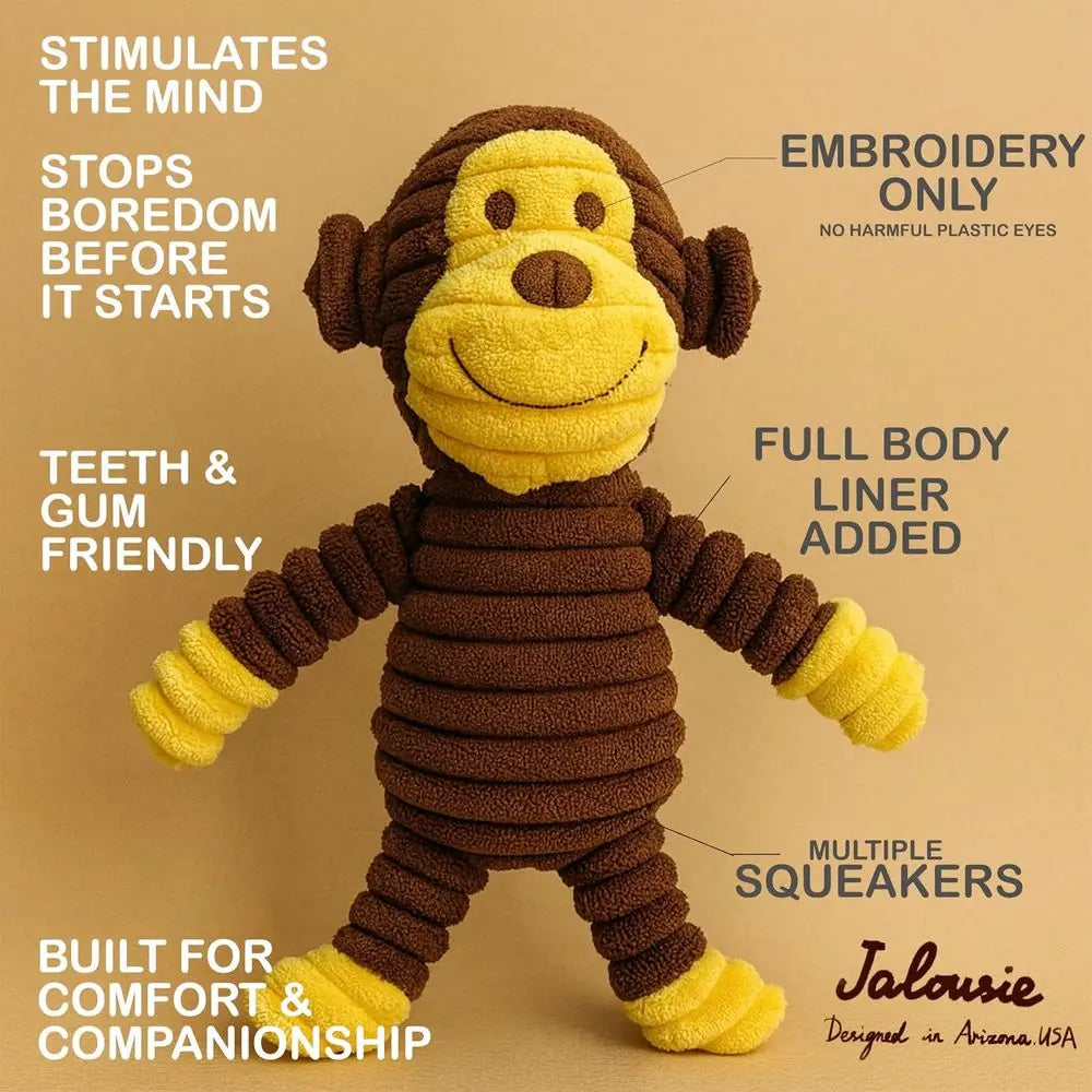 Plush Toys Assorent Value Bundle Squeaky Dog Toys Pack