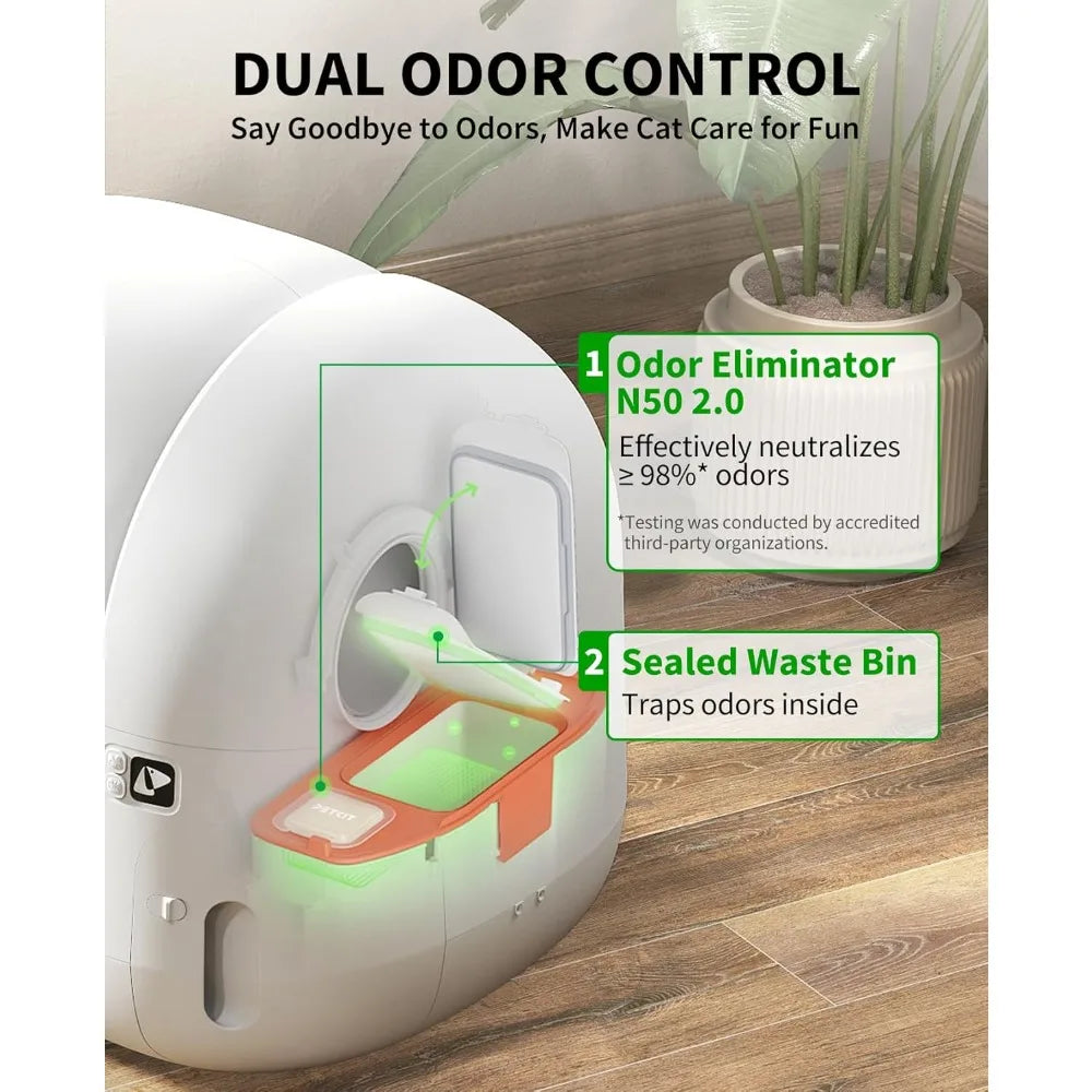 PuraMax 2 Self Cleaning Cat Litter Box With App Control